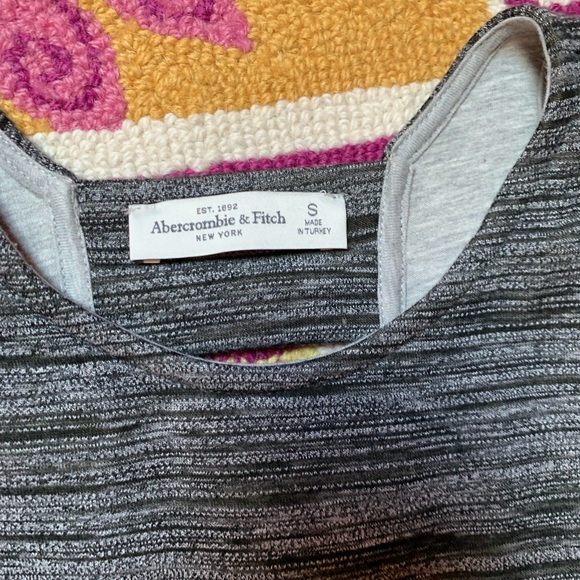 Structured Grey Abercrombie & Fitch Skater Dress - Picture 5 of 6